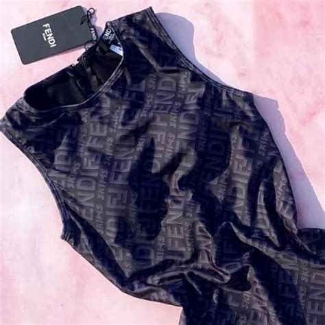 Fitted Romper In Black Beach Bikini