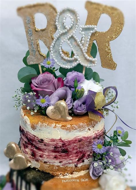 Wedding Naked Drip Cake Cake By Barbara Saliprandi CakesDecor