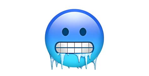 cold face emoji   meme