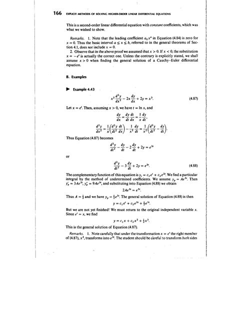 SOLUTION Cauchy Euler Equations Problems Studypool