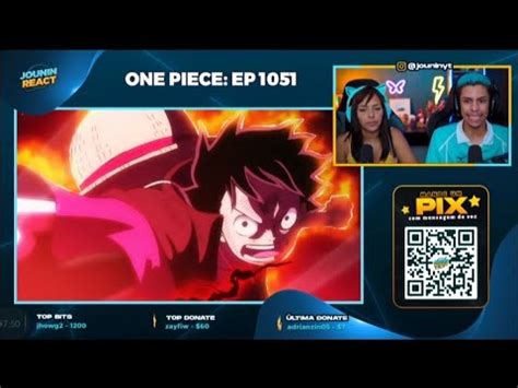 JOUNIN REACT REAGINDO O Punho de Luffy Ruge no Céu Luffy vs Kaidou