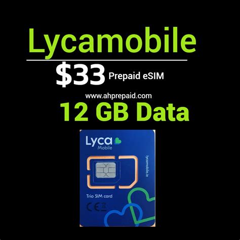 Lyca Mobile Usa Esim Plan Gb Data With Global Connectivity