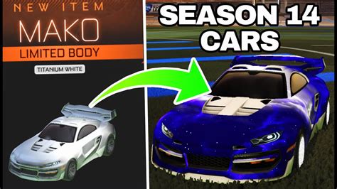 New Mako And Admiral Cars In Rocket League Season 14 Rocket League