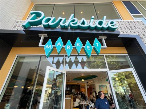 Review Dine With Us At The New Parkside Market In Downtown Disney