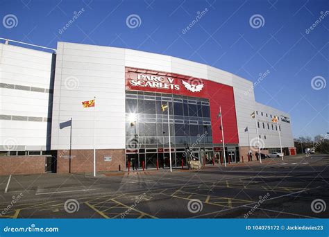 Parc Y Scarlets Stadium in Llanelli, Wales Editorial Photography ...