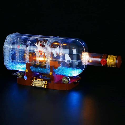 Lego Ideas Pirate Ship In A Bottle Kit Leviathan