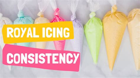 Royal Icing Consistency Icing Basics 1 Mix Makery Youtube