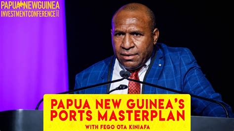 Papua New Guinea S Ports Masterplan YouTube