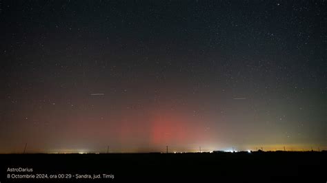 Aurora Boreală Vizibilă Pe Cerul României Imagini Uimitoare Cu