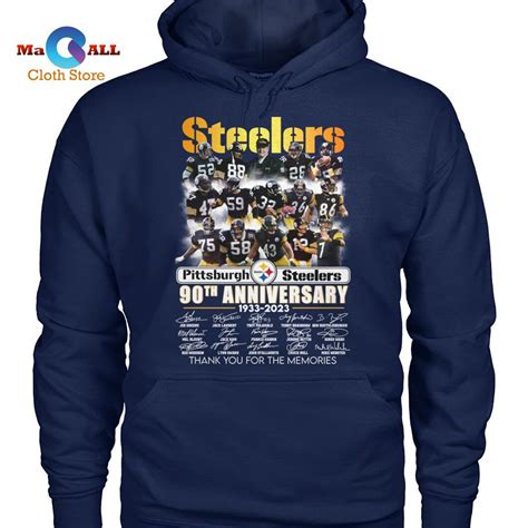 [NEW] Steelers Pittsburgh Steelers 90th Anniversary 1933-2023 T-Shirt ...