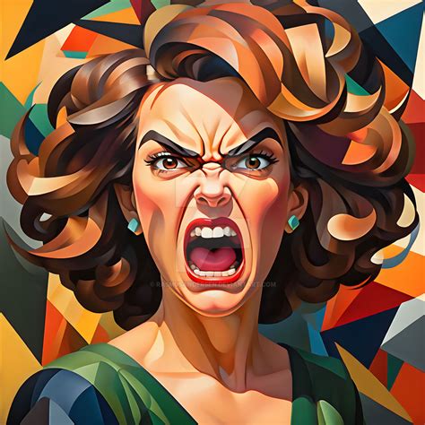 Angry Woman By Rasmusandersen On Deviantart