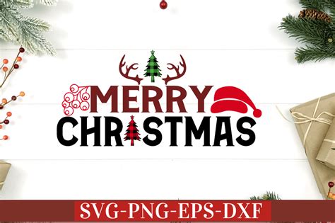 Merry Christmas Svg Graphic By Designistic Creative Fabrica