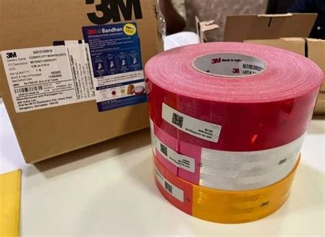 PVC 3m Retro Reflective Tape Packaging Type Roll At Rs 3250 Roll In