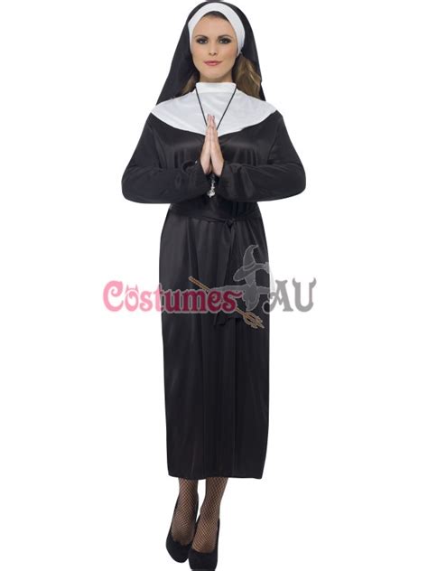 Adult Womens Nun Costume Mother Superior Erotic Nun Sister Religious