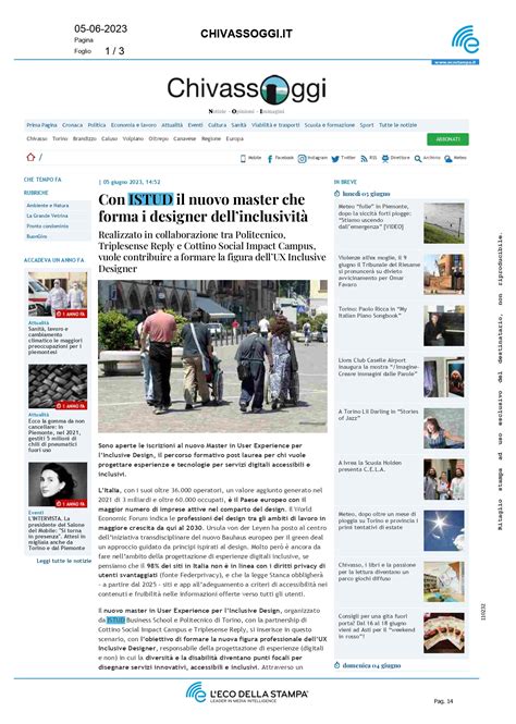 Al Cottino Social Impact Campus il primo Master User Experience per