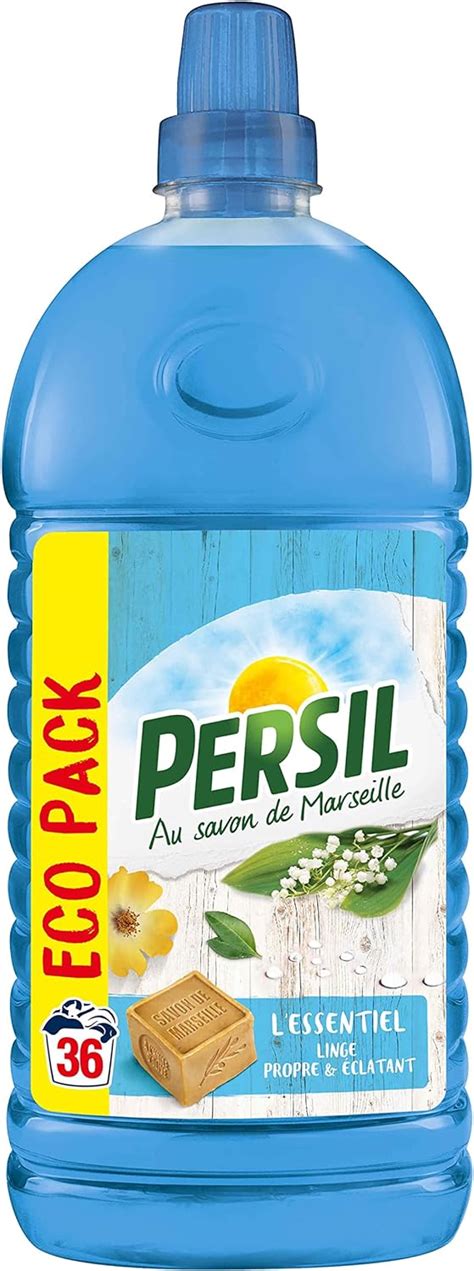 Persil Lessive Liquide L Essentiel 36 Lavages Au Savon De Marseille