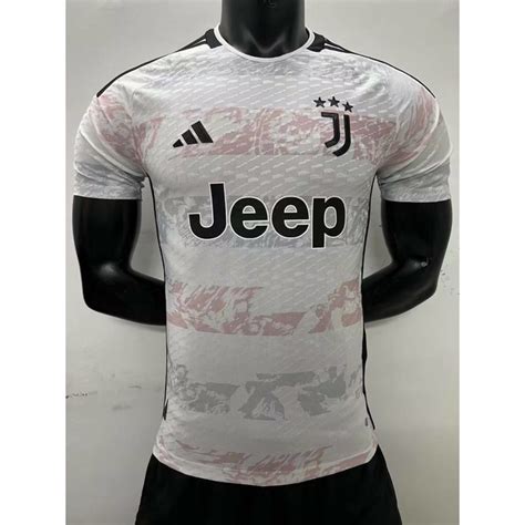 Camisa Juventus Ii Vers O Jogador Branca E Rosa