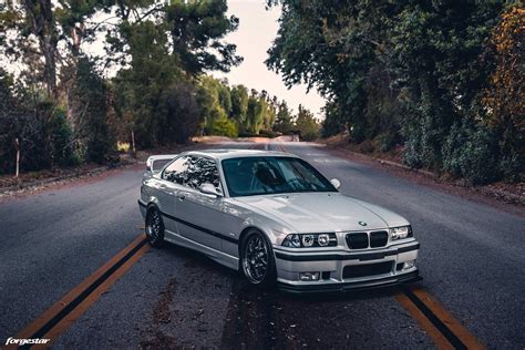 Artic Silver Bmw E36 M3 Forgestar M14 Wheels Forgestar