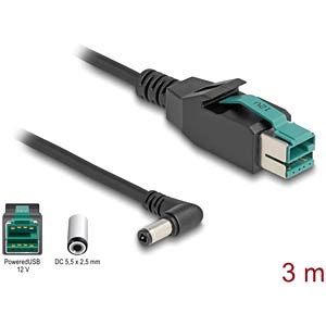 Delock Poweredusb Cable V Dc X Mm Angled M At