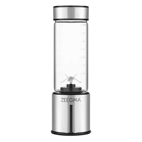 Mini Blender Portabil Electric Zeegma Vitamine Go Plus Argintiu Usb C