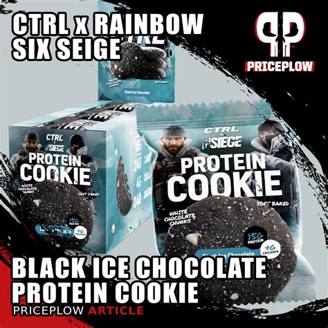 CTRL X Rainbow Six Siege Black Ice Chocolate Protein Cookie