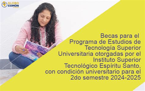 Becas Para El Programa De Estudios De Tecnología Superior Universitaria