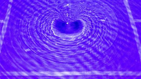 Scientists Demonstrate Black Hole Evolution With “Bathtub” Plug Hole ...
