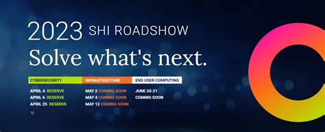 2023 SHI Roadshow | Solve what's next | Cybersecurity, Infrastructure & End User Computing 2023 ...