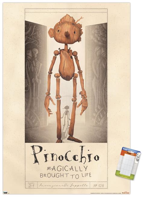 Netflix Guillermo Del Toro's Pinocchio - Pinocchio Wall Poster, 14.725 ...