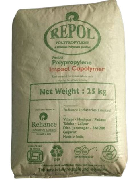 Natural Poly Propylene Reliance Repol Pp Granule For General Plastics