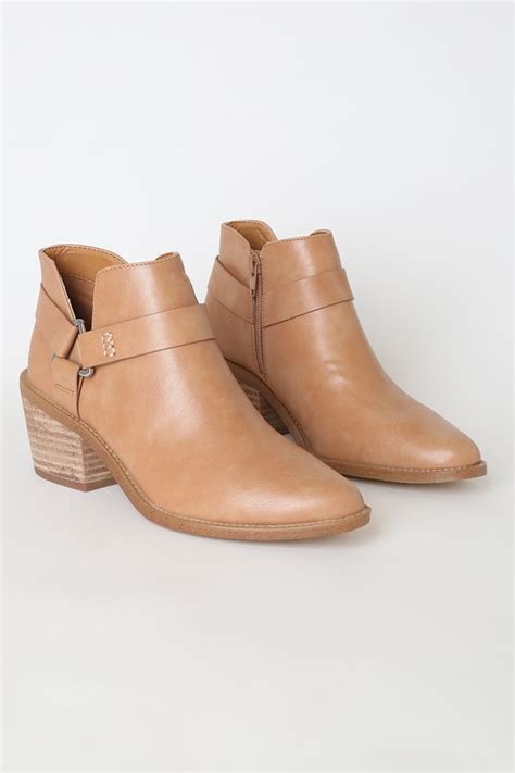 Report Oceana Tan Ankle Boots Ankle Booties Lulus