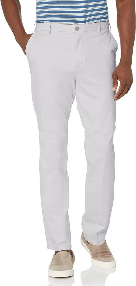 Izod Mens Saltwater Stretch Flat Front Straight Fit Chino