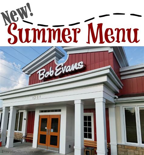 Bob Evans New Summer Menu - Everyday Shortcuts