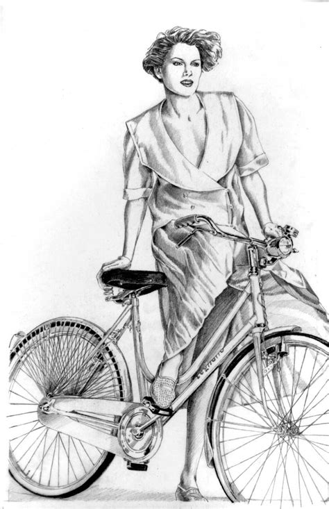 another pencil sketch | Bicycle sketch, Bike art, Bicycle art