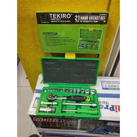 Kunci Sock Set Tekiro Pcs Hand Socket Set Tekiro Pcs Pt