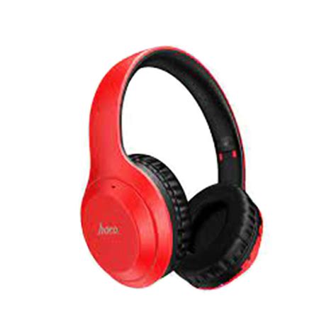 Audífonos Bluetooth V50 Fun Move Hoco W30 Rojo Inalámbrico De Alta