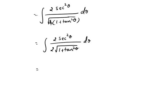 Solved 5 Evaluate The Following Integral Using Trigonometric Substitution Dx V4x2