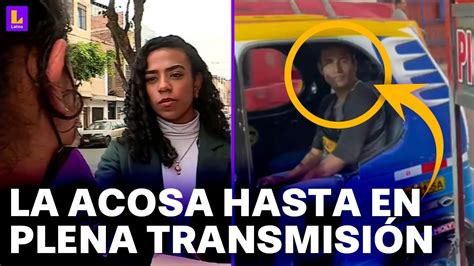 Acosa a su expareja hasta en plena transmisión Ya son varias