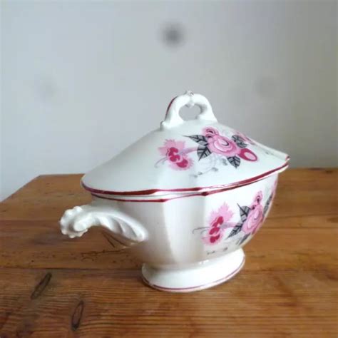 Ancien Lot Dinette En Porcelaine Avec Soupi Re Ann Es Eur