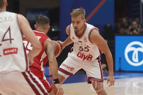 Fiba World Cup Latvia Kalahkan Lebanon Foto