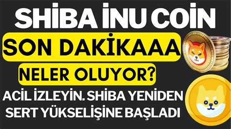 SHİBAA COİN DİKKAT SON DAKİKA SHİBA INU YİNE HARETLENDİ NELER OLUYOR