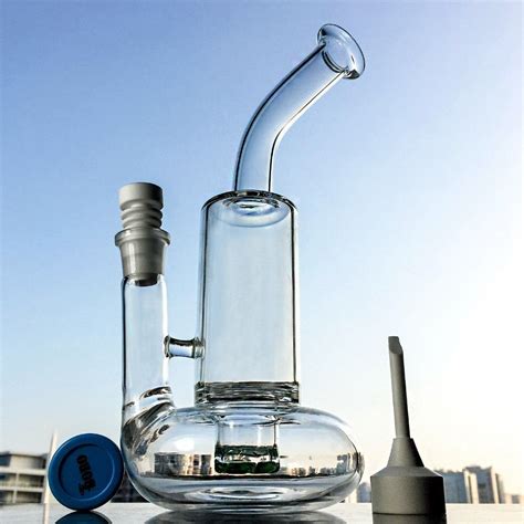 2020 Glass Beaker Bong Tornado Lifebuoy Base Cyclone Percolator Bongs Fristted Disc Glass Water