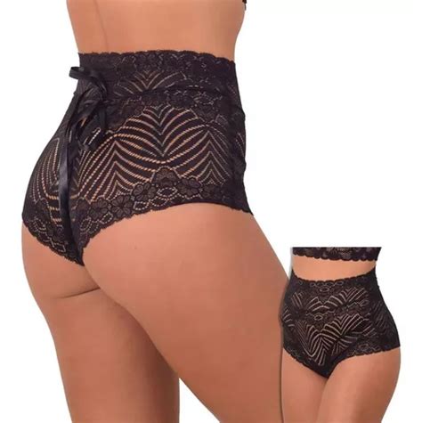 Calcinha Hot Pant Lacradora Em Renda Sexy C S Alto Promo O