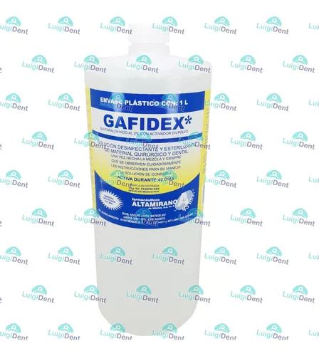 Gafidex Desinfectante Esterilizante Glutaraldehido Al 2 1l