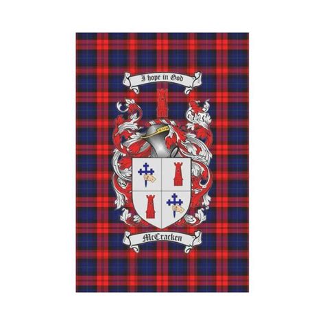 Mccracken Tartan Flag Clan Badge K7 K7 Tartan Flag Clan Badge K7