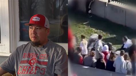 Kansas City Chiefs Shooting Watch Heroic Chiefs Fan Tackles Armed