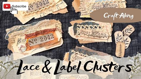 Junk Journal Ideas Scrap Buster Clusters Handmade Label