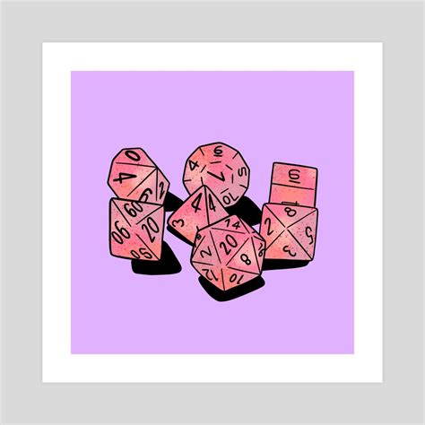 Dice An Art Print By Sophie McTear INPRNT