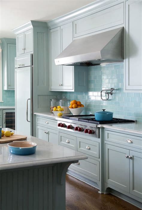 Blue Kitchen Ideas Cottage Kitchen Sherwin Williams Tidewater