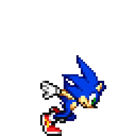 Sonic Running  By Foxeygamer87sonic On Deviantart